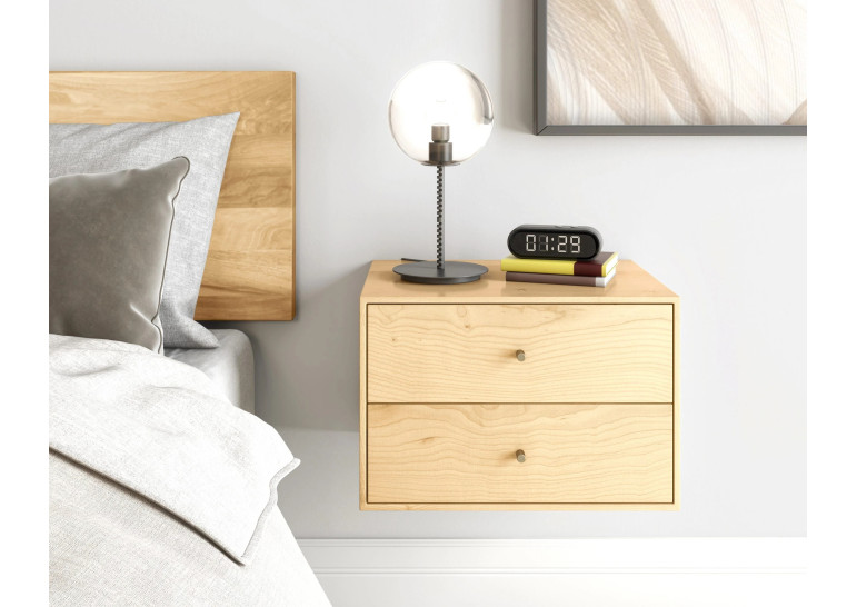 Floating nightstand with drawer top